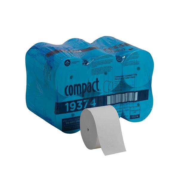 Toilet Tissue Compact White 1 Ply 18/Ca